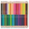 Színes ceruza készlet, háromszögletű, kétvégű, MAPED "Color'Peps Duo", 48 különböző szín