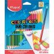 Színes ceruza készlet, Maped Color Peps Duo 24=48 kétvégű, háromszögletű