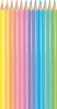 Színes ceruza készlet, háromszögletű, MAPED "Color'Peps Pastel", 12 különböző pasztell szín