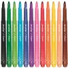 Filctoll készlet, 3,7 mm, kimosható, MAPED „Color'Peps Long Life 2”, 12 különböző szín
