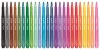 Filctoll készlet, 3,7 mm, kimosható, MAPED „Color'Peps Long Life 2”, 24 különböző szín