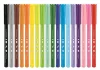 Filctoll készlet, 2 mm, kimosható, MAPED "Color'Peps Ocean", 18 különböző szín