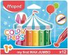 Zsírkréta Maped, Color ^Peps Maxi Jumbo 1 éves kortól