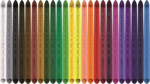 Színes ceruza készlet, háromszögletű, MAPED "Color'Peps INFINITY", 24 különböző szín