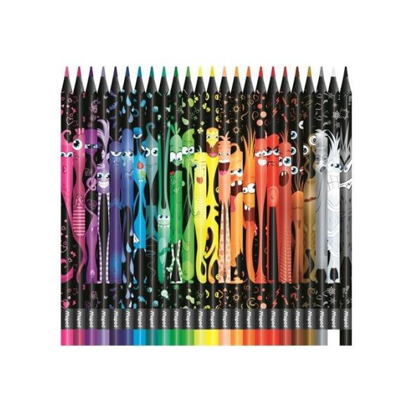 Színes ceruza készlet MAPED "Color'Peps Monster" 24 különböző szín