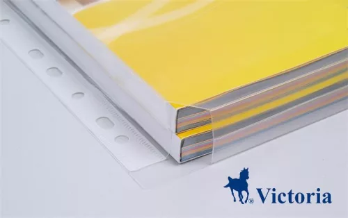 Genotherm A/4 100 mikron, víztiszta, 20mm.  Katalógustartó