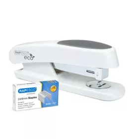   Tűzőgép, 24/6, 20 lap, antibakteriális, RAPESCO "Germ-Savvy ECO Sting Ray", fehér