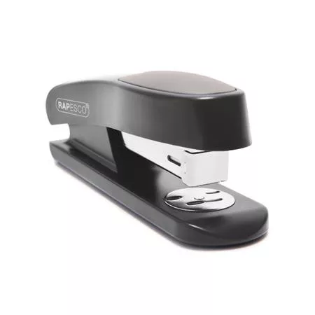 Tűzőgép, 24/6, 26/6, 20 lap, RAPESCO "Sting Ray Half-Strip", fekete