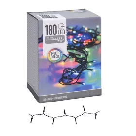   180 LED-es fényfüzér adapteres, kül és beltéri, 13,5 m+3m, kék vagy színes
