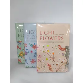 Felnőtt emlékkönyv + lakat, A/5, Light Flowers