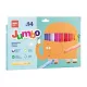Filctoll készlet, 9,6 mm, kimosható, vastag, APLI Kids "Jumbo", 14 különböző szín