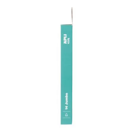 Filctoll készlet, 9,6 mm, kimosható, vastag, APLI Kids "Jumbo", 14 különböző szín