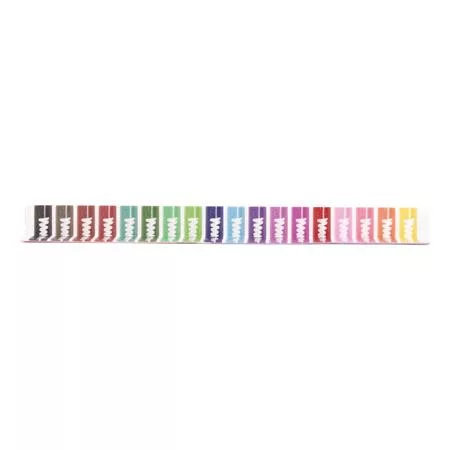 Filctoll készlet, 4,8 mm, kimosható, csillámos, APLI Kids "Glitter", 18 különböző szín