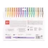 Filctoll készlet, 3,6 mm, kimosható, metálfényű, APLI Kids "Metallic", 18 különböző szín