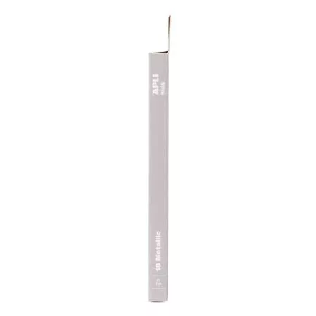 Filctoll készlet, 3,6 mm, kimosható, metálfényű, APLI Kids "Metallic", 18 különböző szín
