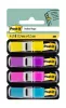 Jelölőcímke, műanyag, 4x35 lap, 11,9x43,2 mm, 3M POSTIT, élénk vegyes