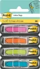 Jelölőcímke, műanyag, 4x24 lap, 11,9x43,2 mm, nyíl, 3M POSTIT, vegyes