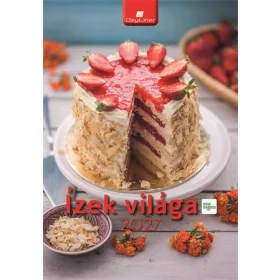   Naptár, fali, DAYLINER "Ízek világa - Mindmegette"