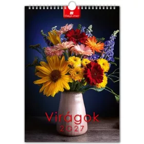Naptár, fali, DAYLINER, "Virágok"