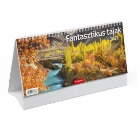   Naptár, asztali, álló, TOPTIMER "Fantasztikus tájak"