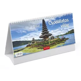   Naptár, asztali, álló, TOPTIMER, "Csodálatos világ"