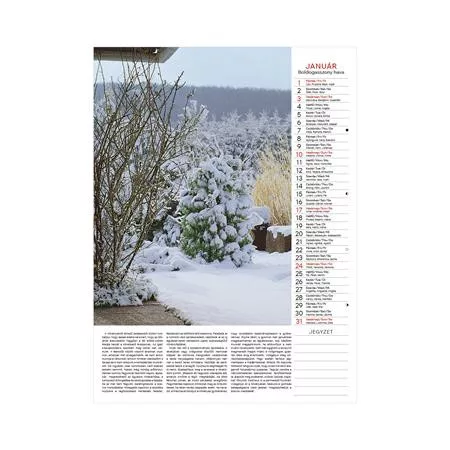 Naptár, fali, TOPTIMER "Kertésznaptár"