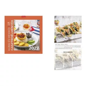   Naptár, fali, TOPTIMER, "Kubai és mexikói gasztróélmények"