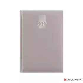  Naptár, tervező, A5, heti, DAYLINER, "MyPastel", szürke