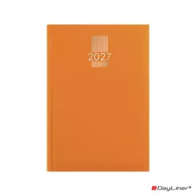   Naptár, tervező, A5, napi, DAYLINER, "MyPastel", narancs