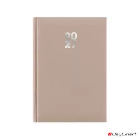   Naptár, tervező, A5, napi, DAYLINER, "Pannon", natúr