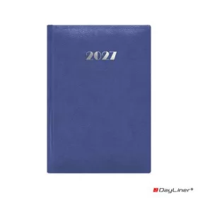  Naptár, tervező, A5, napi, DAYLINER, "Pellana", kék