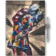Naptár, tervező, A5, heti, DAYLINER, "InSpiral", graffiti