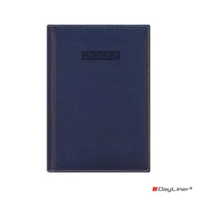   Naptár, tervező, A5, napi, DAYLINER, "Sherwood", kék