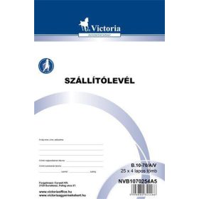 Szállítólevél 25x4 A/5