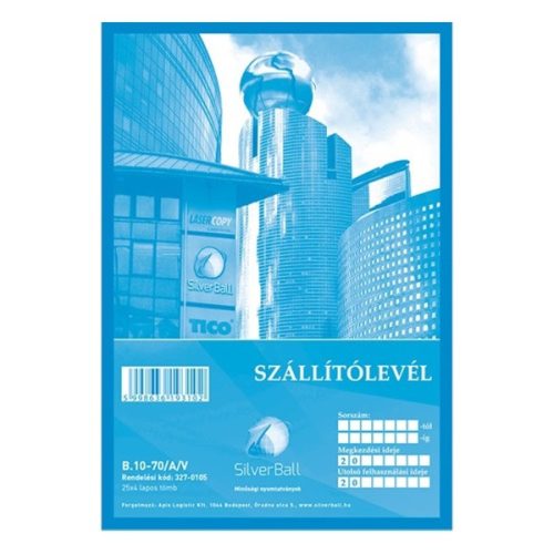 Szállítólevél 25x4 A/5