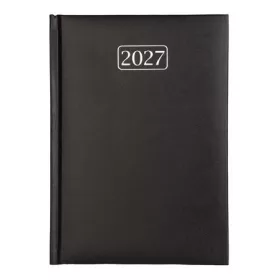   Naptár, tervező, A5, napi, VICTORIA OFFICE "Chrono", fekete (2027 évi)