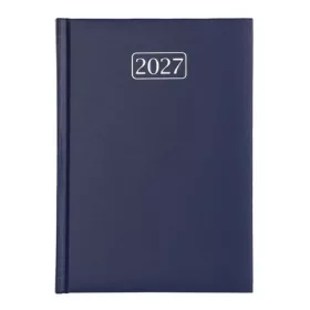   Naptár, tervező, A5, napi, VICTORIA OFFICE "Chrono", sötétkék (2027 évi)