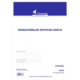 Munkavédelmi oktatási napló A/4