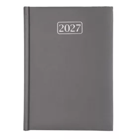   Naptár, tervező, A5, napi, VICTORIA OFFICE "Chrono", szürke (2027 évi)