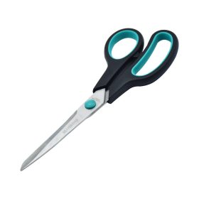 Olló 21cm, műanyag fekete-zöld nyél Bluering®