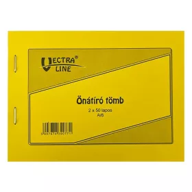 Átírótömb A/6, 50x2 lapos, franciakockás