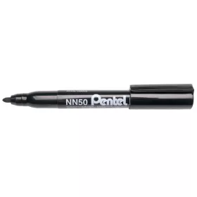   Alkoholos marker, 1,3 mm, kúpos, PENTEL "NN50", fekete