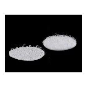   Tépőzár karikák fehér, öntapadós 1,6 cm átmérő, 40 pár