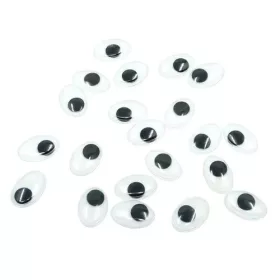 Mozgó szem, ovális, 20x15mm, 20 db/cs.