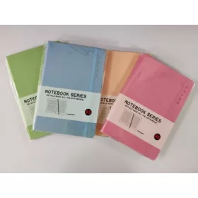 Notesz, A/5, vonalas, bőrhatású, könyvjelzővel