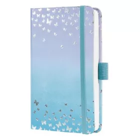   Naptár, A6, heti, 2027, kemény borító, SIGEL "Jolie", Butterfly Confetti Sky