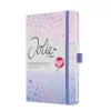 Naptár, A5, heti, 2027, kemény borító, SIGEL "Jolie", Butterfly Confetti Candy