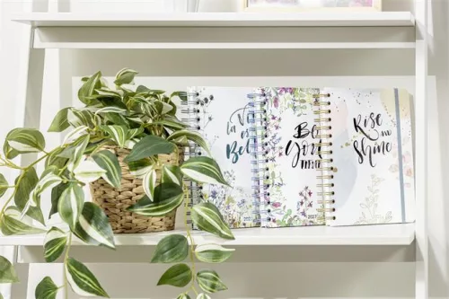 Naptár, spirál, A5, heti, 2027, kemény borító, SIGEL "Jolie", Good Vibes