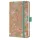 Naptár, A6, heti, 2027, kemény borító, SIGEL "Jolie", Green Floral Serenity