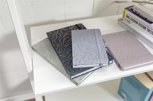 Naptár, A5, heti, 2027, kemény borító, SIGEL "Jolie",  Twilight Green